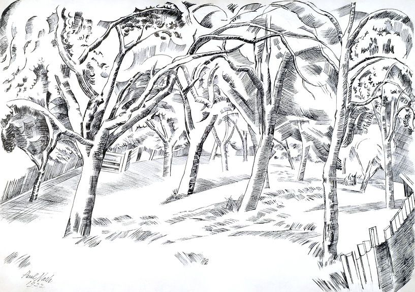 Der Obstgarten, Paul Nash - 1922 von Het Archief