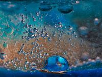 Bunte Landschaft auf einem fernen Planeten.