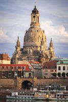 Frauenkirche im goldenen, abendlichen Licht