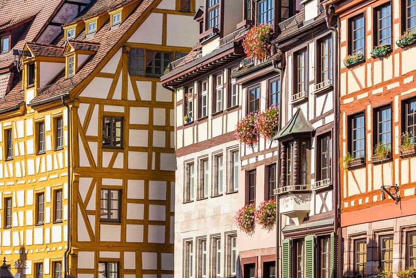 Vieille ville de Nuremberg par Werner Dieterich