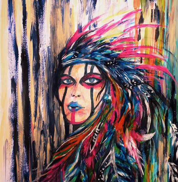Native woman by Ineke de Rijk