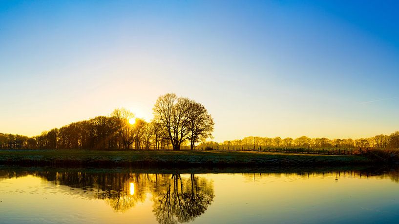 Ein Morgen an der Ems von Günter Albers