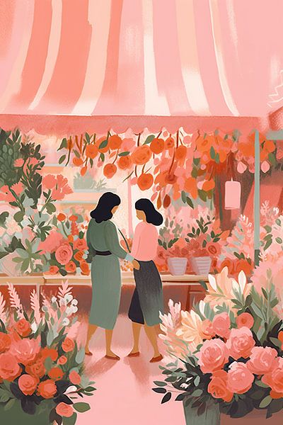 Florist | Modern Florist by Abstract Painting