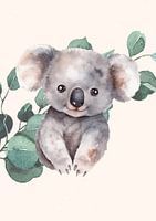 Niedliches Koala-Kinderzimmer