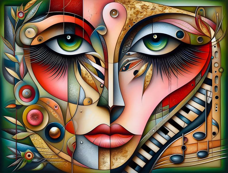 Musicales Gesicht von Caroline Lichthart