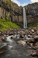 Svartisfoss waterfall in Iceland