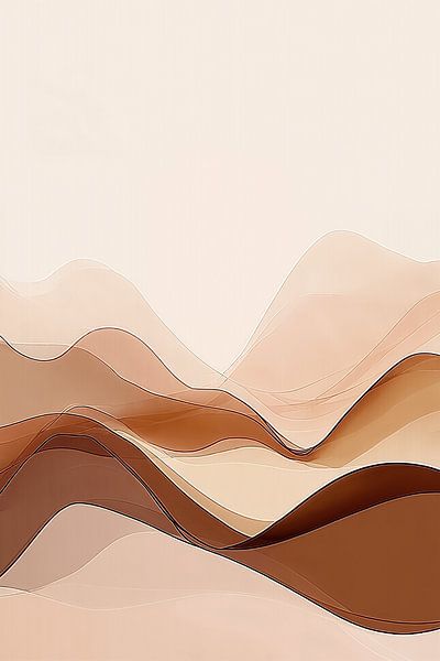 Montagnes monochromes iii par Studio BB