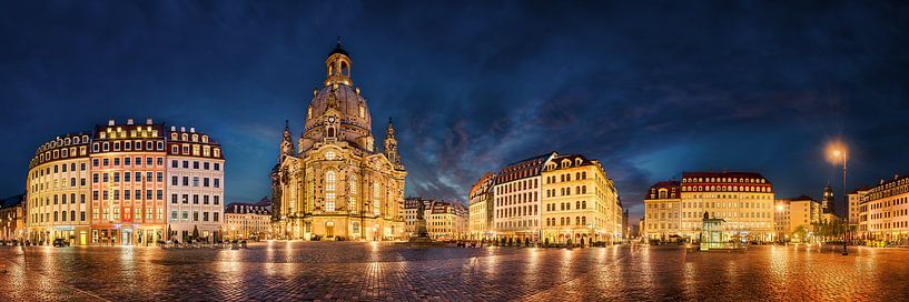Dresden Neumarkt mit Frauenkirche und Altstadt von Voss Fine Art Fotografie