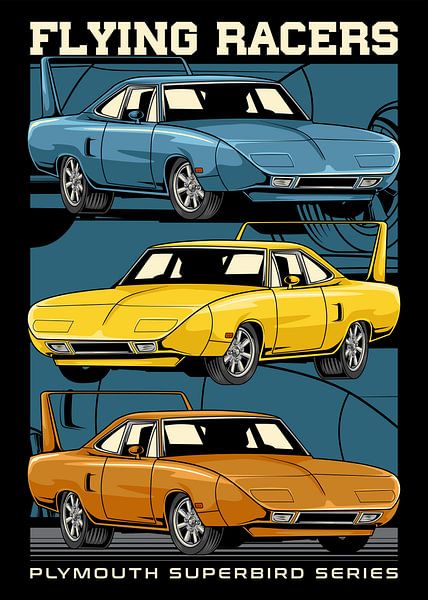 Plymouth Superbird Muscle Car par Adam Khabibi