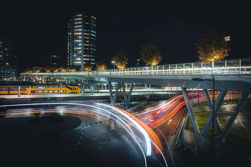 Utrecht Centraal at night by Lennart ter Harmsel