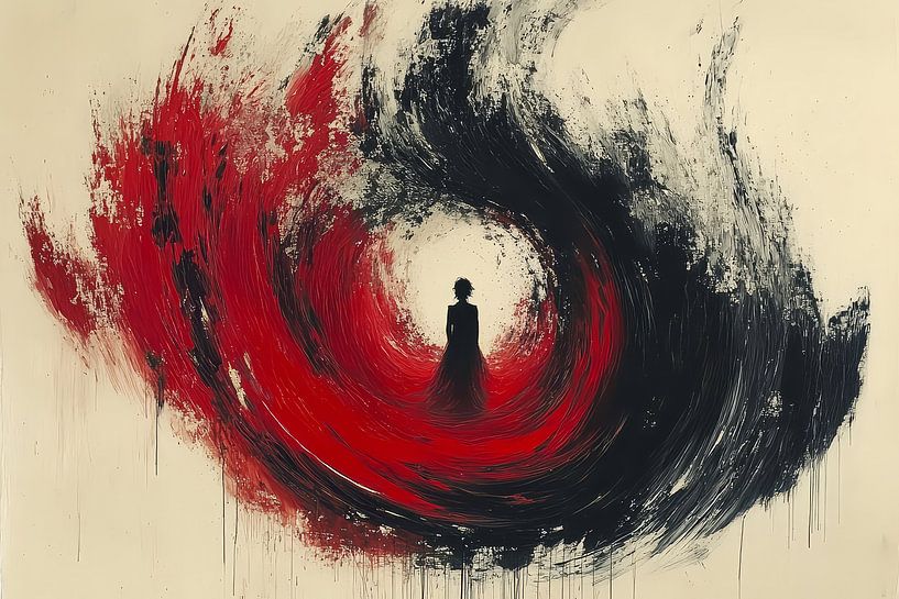 spirituelle Malerei Lichttunnel von Egon Zitter