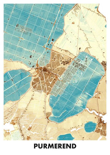 Height map Purmerend by STADSKAART