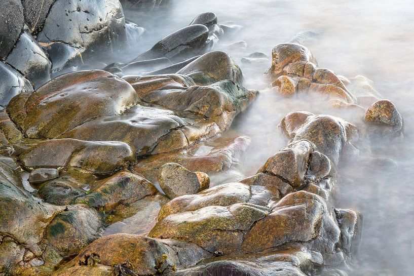 Paysage côtier de la Bretagne par Ko Hoogesteger