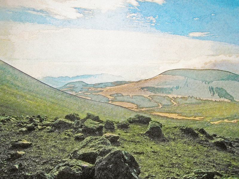 Obsidian in Hraftinnusker, Island von Frans Blok - Fotos, Kunst und weitere Wanddekoration