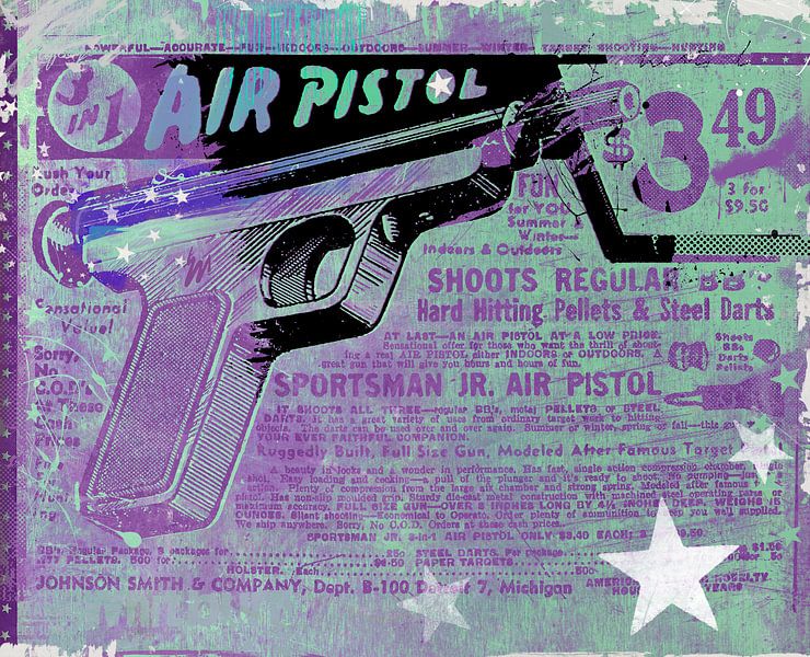 Pistolet à air comprimé par Teis Albers
