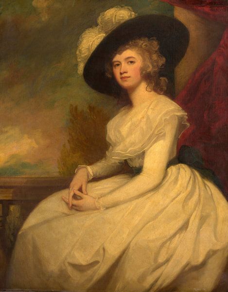 George Romney-Mrs Bryan Cooke (Frances Puleston, 1765 final;1818) by finemasterpiece