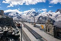 Gornergrat Bahnstation Matterhorn Express Schweiz