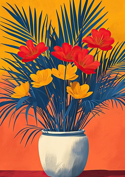 bouquet, fleurs, vase par Niklas Maximilian