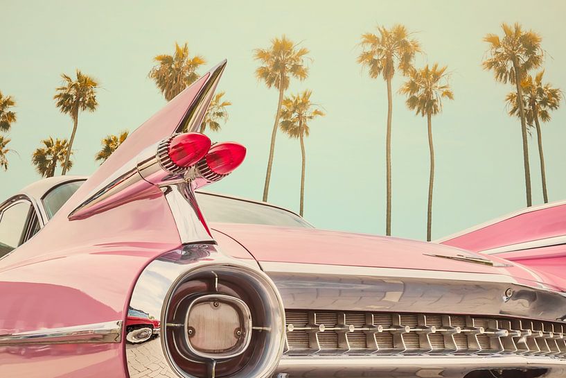 The pink Cadillac by Martin Bergsma