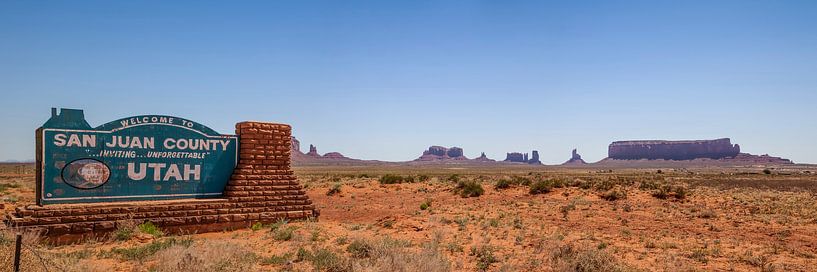 MONUMENT VALLEY &amp; Utah Shield van Melanie Viola