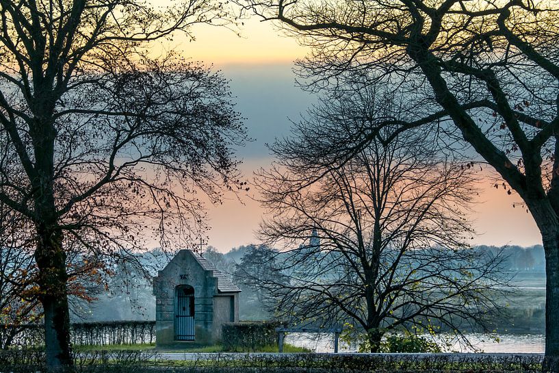 Chapelle le long de la route par Ellen Gerrits