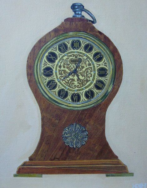 Staande Pendule von henry de haan