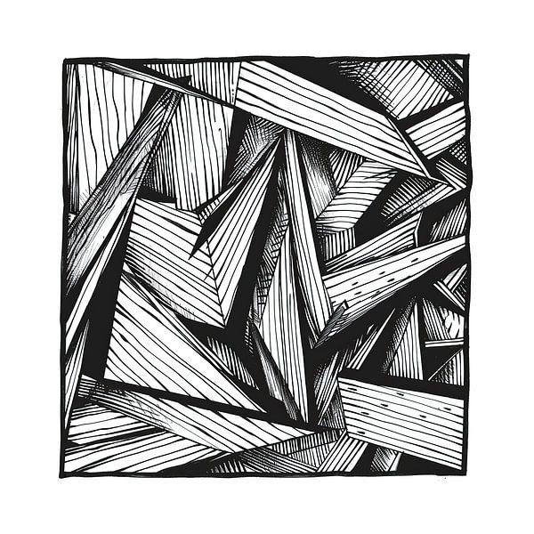 Moderne Linienführung von ARTEO Gemälde