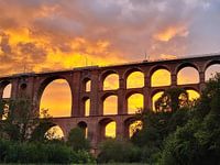 The Göltzschtal Bridge, an impressive viaduct.