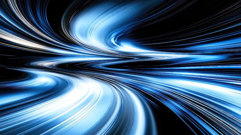 Traces de lumière dans le tourbillon par Frank Heinz