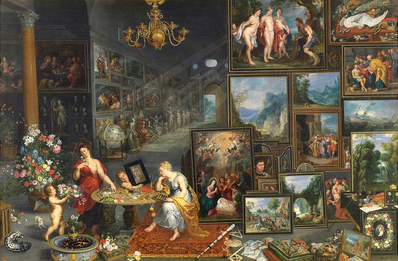 Sehen und Riechen, Jan Brueghel und Peter Paul Rubens von Meisterhafte Meister