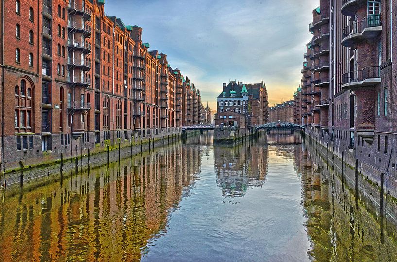 Hamburg: die Speicherstadt east by Frans Blok - photos, art and other wall decoration