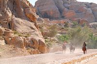 Jordanie, pad naar Petra