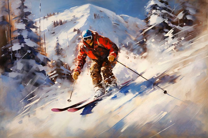 Ski-Abfahrt von ARTemberaubend