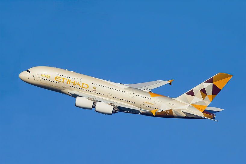 Etihad Airbus A380 von Gert Hilbink
