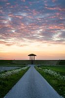 Temple Dike Marrum au coucher du soleil