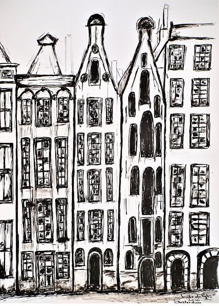 Maisons d'Amsterdam. par Ineke de Rijk