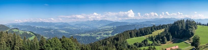 Berglandschaft in den Vorarlberger Alpen in Österreich im Sommer von Sjoerd van der Wal Fotografie