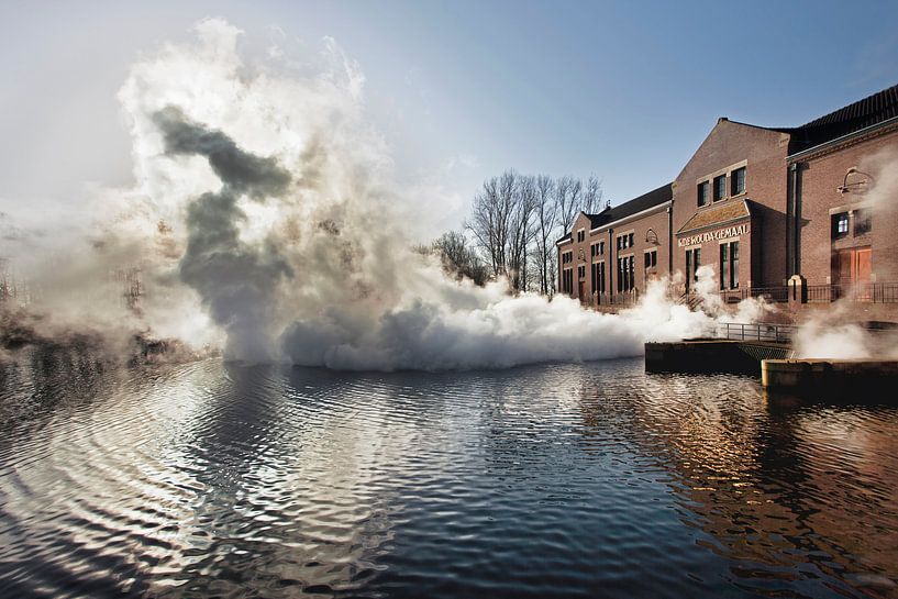 Ir.D.F.Woudagemaal, Dampfpumpwerk, bei Lemmer von Frans Lemmens