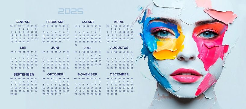 Calendrier 2025 par Harry Hadders Design