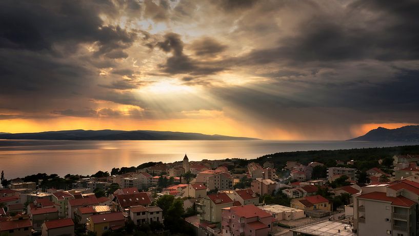 Coucher de soleil en Croatie par Vincent Fennis