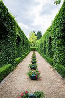 Passage in Belgium through the greenery