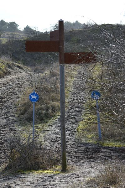 Wegwijzer naar de Waalsdorpervlakte, oorlogsmonument voor de dodenherdenking by Dlanor
