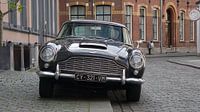 Aston Martin DB5 in urban environment