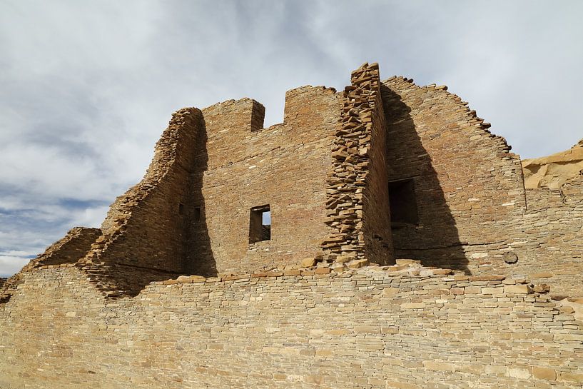 Pueblo Bonito (Pueblo-Kultur)  Bauwerk im Chaco Canyon, US-Bundesstaat New Mexico USA von Frank Fichtmüller