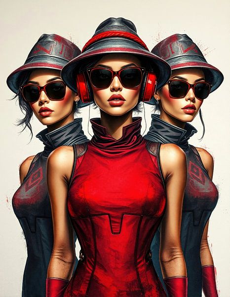 Women in the eye of the times - fashion icons in haute couture between uniformity, individuality and the quiet provocation of style by AidasignArt