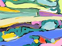 Lebendige, kühne, fließende Energie