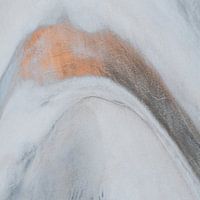 Strand im Winter abstrakt