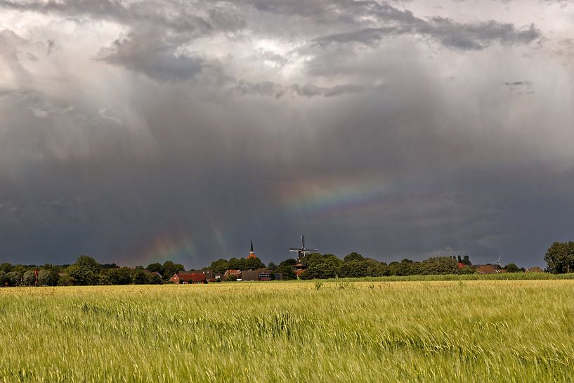 Regenboog tijdens een storm par Rolf Pötsch