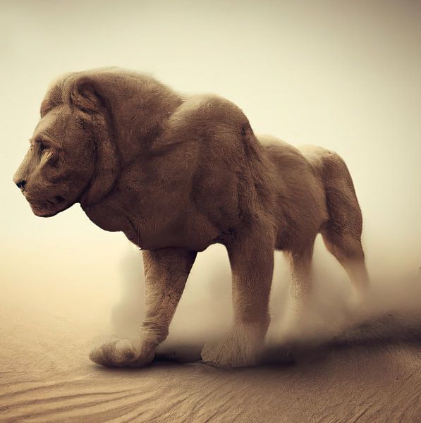 König der Wüste von Lions-Art