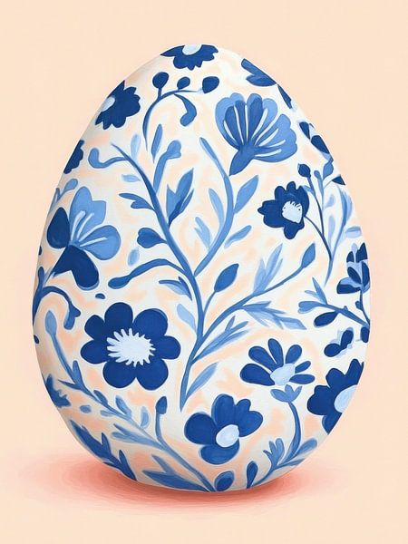Delft Blue Easter II by Kunstkabinet